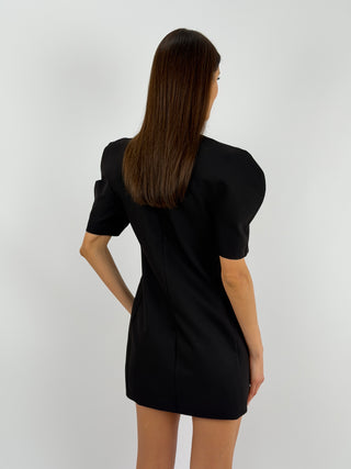 Abito Lumina con Maniche Ampie Nero