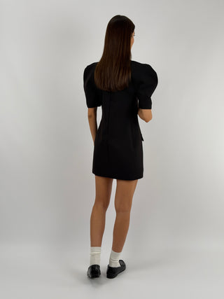 Abito Lumina con Maniche Ampie Nero