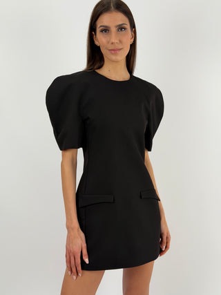 Abito Lumina con Maniche Ampie Nero