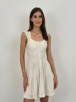 Abito Corto Mademoiselle Beige
