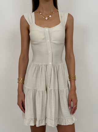 Abito Corto Mademoiselle Beige