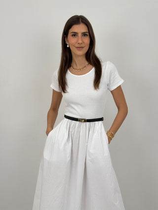 Abito Lungo So Chic Bianco