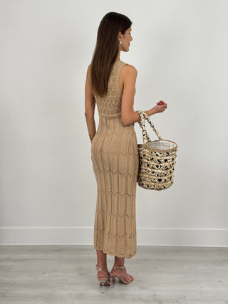 Abito Crochet Tropez Sabbia