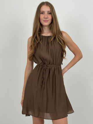 Abito Corto Milù Marrone