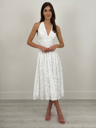 Abito Midi Jane Bianco