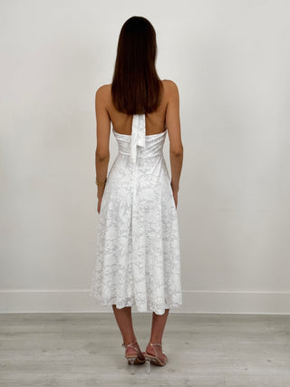 Abito Midi Jane Bianco