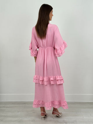 Abito Lungo Malaga Rosa