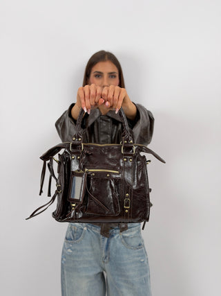 Borsa a Mano Cosmopolitan Medium Marrone