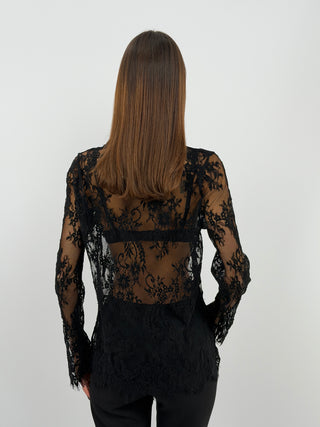 Black Lace Top