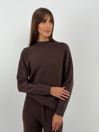 Comfy Knit Set in Brown
