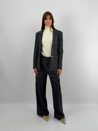 Pantalone Cargo Blu - Lumina