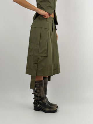 Bermuda Cargo Verde Militare Lumina