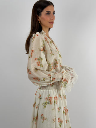 Blusa Lumina in Fantasia Floreale