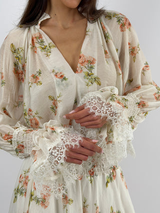 Blusa Lumina in Fantasia Floreale