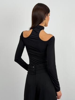 Body Lumina con Collarino Nero