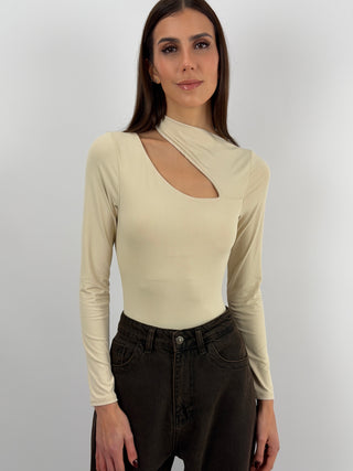 Body Cut Out Rush Beige