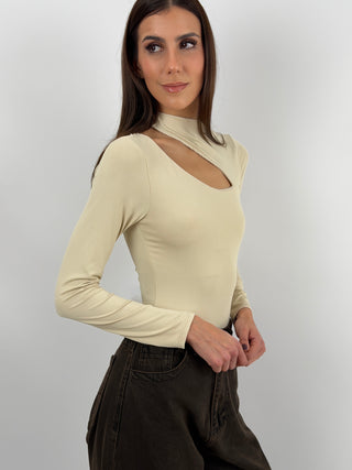 Body Cut Out Rush Beige