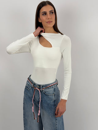 Body Cut Out Rush Bianco