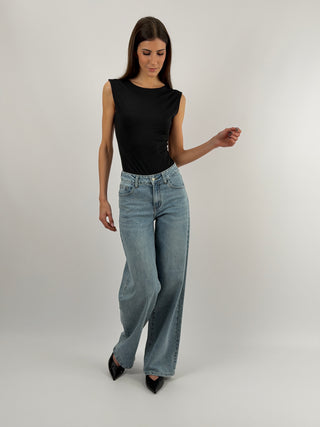 Body 2in1 con Intreccio Nero