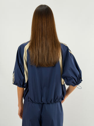 Set Giacca e Pantalone Sportivo Blu con Bande Lumina