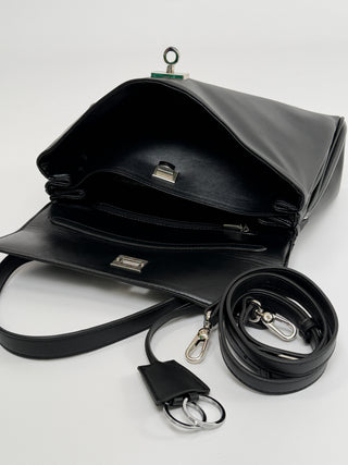 Borsa Ranch Small Nera - Metalleria Argento