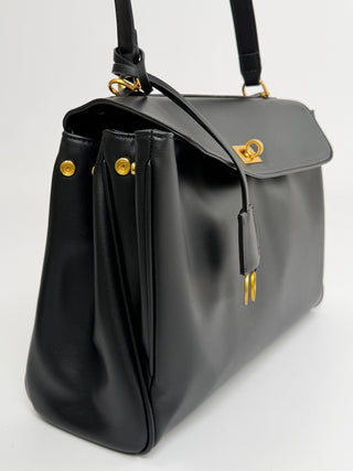 Borsa Ranch Media Nera - Metalleria Oro