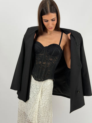 Corsetto in Pizzo Nero