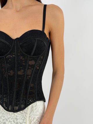Corsetto in Pizzo Nero