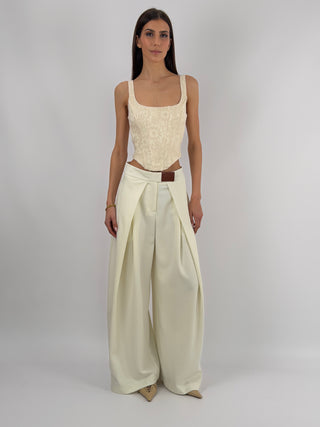 Corsetto in Pizzo Lumina Crema