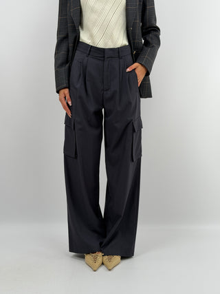 Pantalone Cargo Blu - Lumina