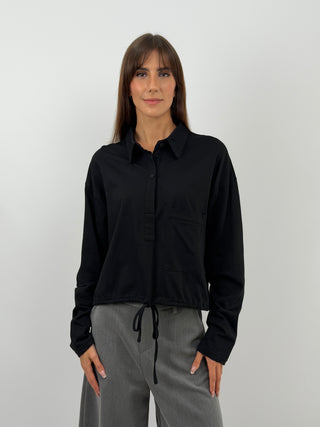 Black Collared Sweater