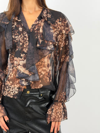 Floral Print Blouse