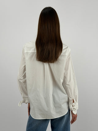 Camicia con Fiocchi Bianca Lumina