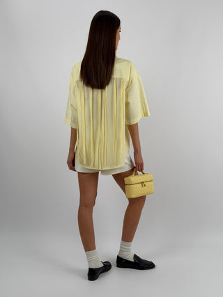 Camicia con Frange Gialla Lumina
