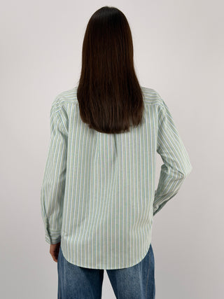 Camicia a Righe Verde