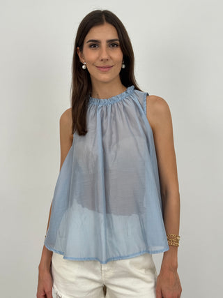 Canotta Ampia Mavy Azzurra