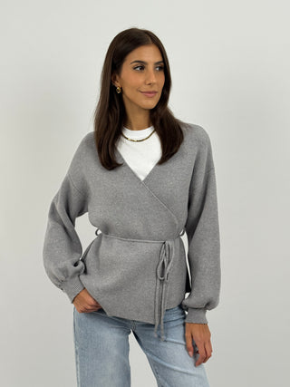 Cardigan Twist Grigio