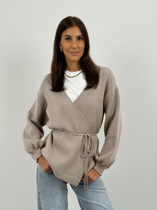 Cardigan Twist Sabbia