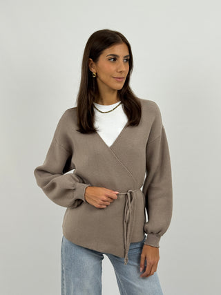 Cardigan Twist Sabbia