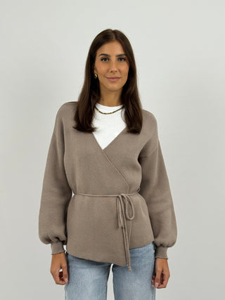 Cardigan Twist Sabbia