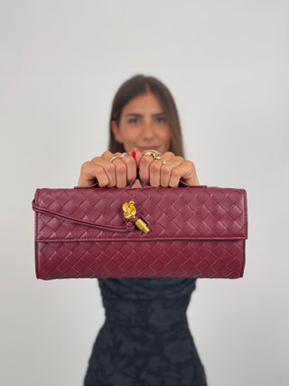 Clutch Aura Bordeaux