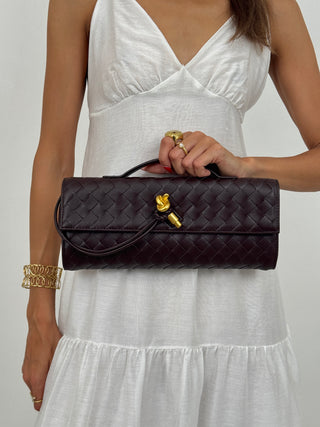 Clutch Aura Marrone