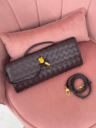 Clutch Aura Marrone