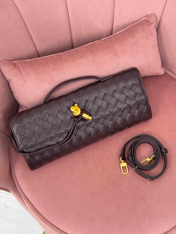 Clutch Aura Marrone