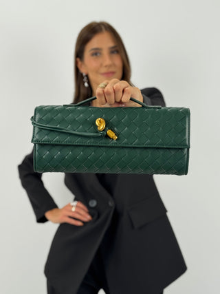 Clutch Aura Verde Scuro