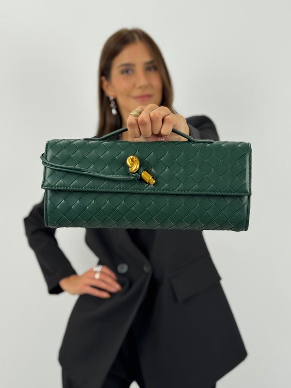Clutch Aura Verde Scuro
