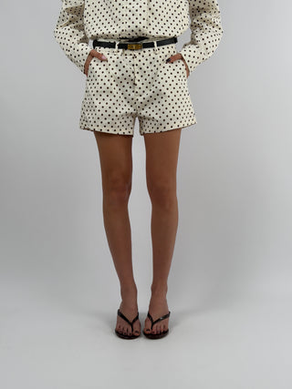 Set Giacca e Shorts a Pois