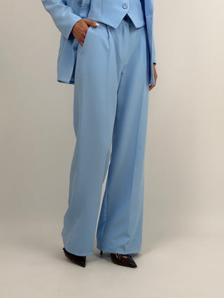 Completo Blazer Doppiopetto e Pantalone Azzurro