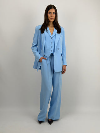 Completo Blazer Doppiopetto e Pantalone Azzurro