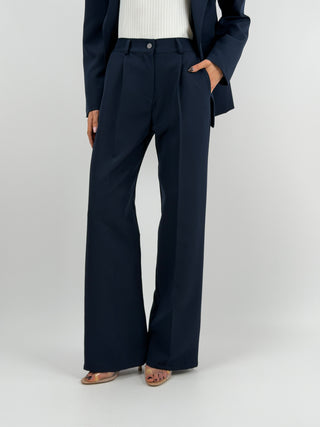 Completo Giacca con Spilla e Pantalone Blu